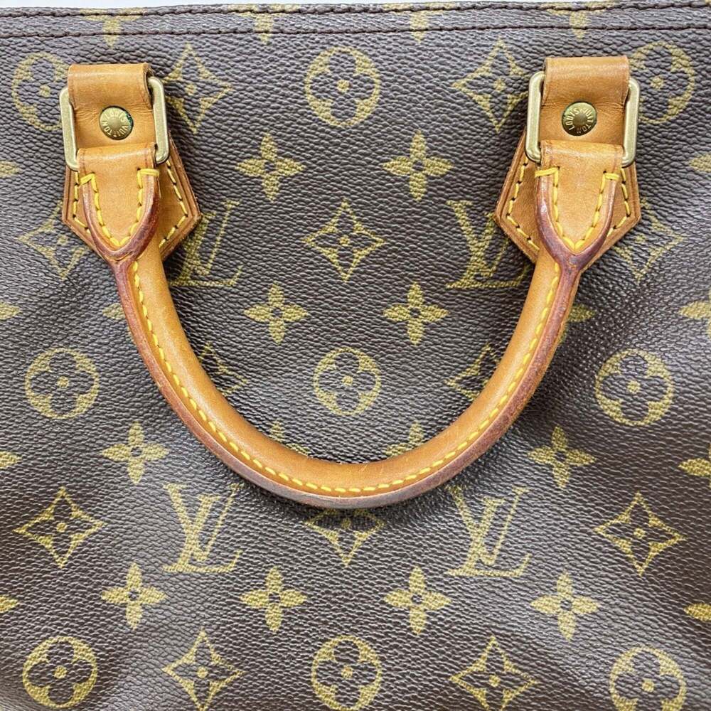 Louis Vuitton Monogram Speedy 30 Handbag M41108 Brown Women's - Picture 11 of 12